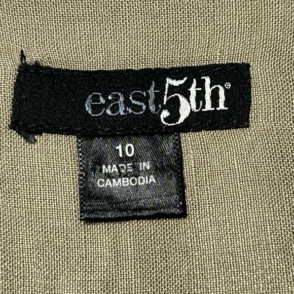 East 5th women’s‎ size 10 wide leg linen pants, high waisted - Picture 6 of 10